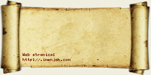 Ivana Aksentijević vizit kartica